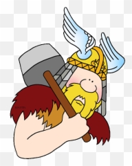 Vikings Clipart - Viking God Thor For Kids Emoji,Vikings Emoji