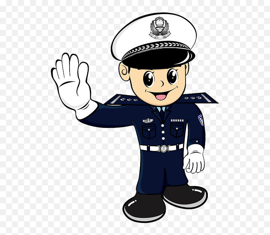 Police Officer Cartoon - Clipart Traffic Police Png Police Png Cartoon Emoji,Police Officer Emoji