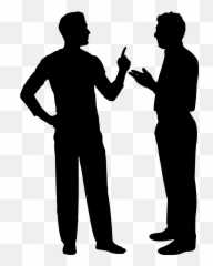 Argument Man Angry Silhouette Confrontation - Man Pointing Silhouette Png Emoji,Frustrated Emoticon