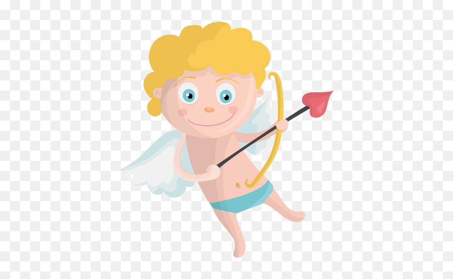 Cupid Shooting Illustration - Transparent Png U0026 Svg Vector File Cartoon Emoji,Grandpa Heart Grandma Emoji