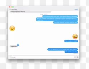 Appleu0027s Newest Mac Operating System Wonu0027t Stop Me From - Screenshot Emoji,Cool Emojis Messages