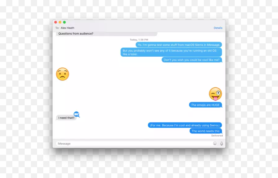 Appleu0027s Newest Mac Operating System Wonu0027t Stop Me From - Screenshot Emoji,Cool Emojis Messages