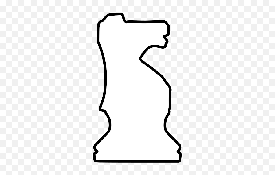 Download Free Png White Silhouette Chess Piece Remix - Silhouette Emoji,Chess King Emoji