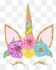 Glitter Unicorn Clipart Png - Template Baby Shower Invitations Emoji