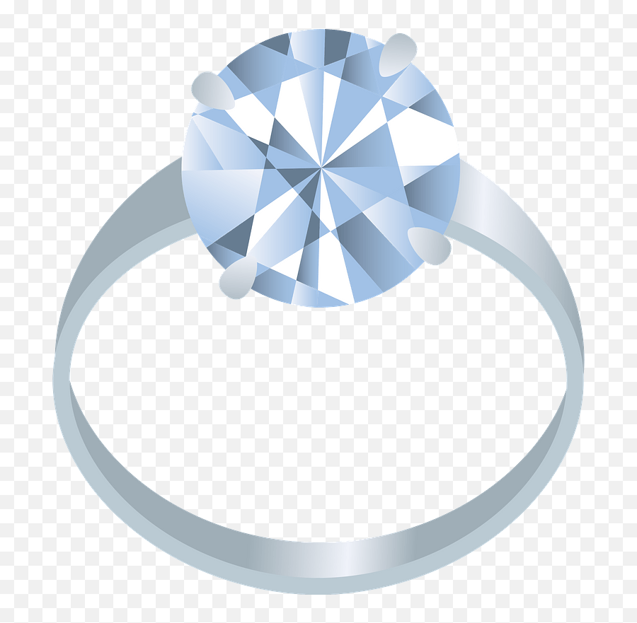 Diamond Silver Ring Clipart Free Download Transparent Png Emoji,Where Is The Ring Emoji