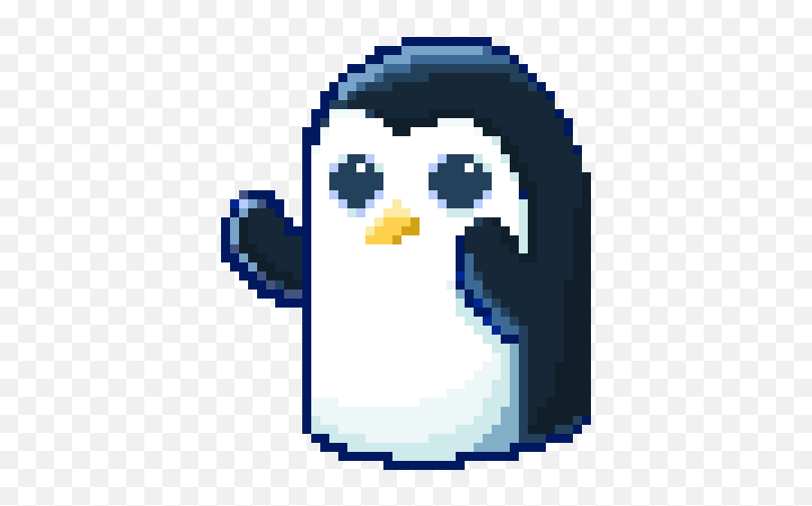 Top Gunter The Penguin Stickers For Android Ios - Pixel Penguin Dancing Gif Emoji,Penguins Emoticons