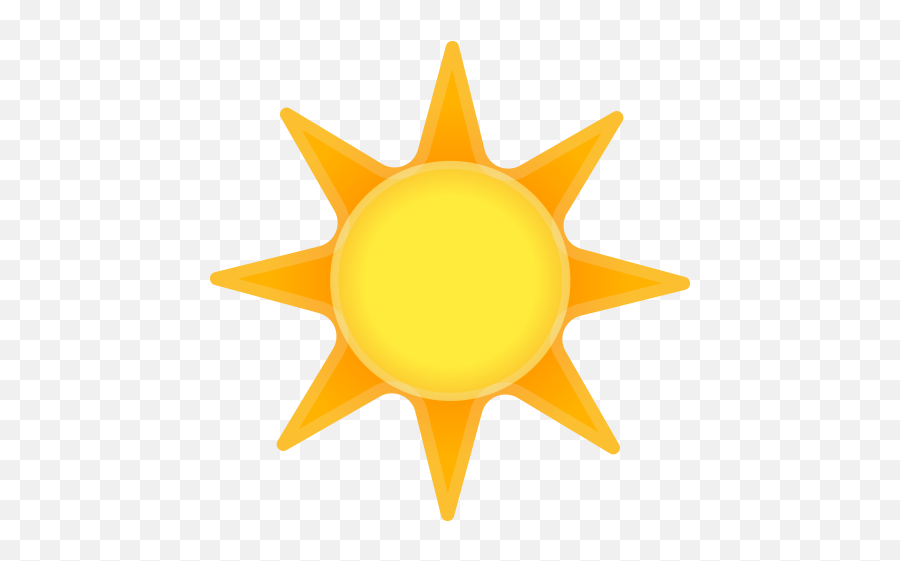 Sun Emoji - Simple Sun Clipart,Sun Emoji