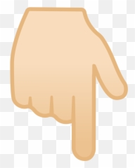 Finger Pointing Down Emoji Transparent Png Clipart Free - Portable Network Graphics,Emoji Index