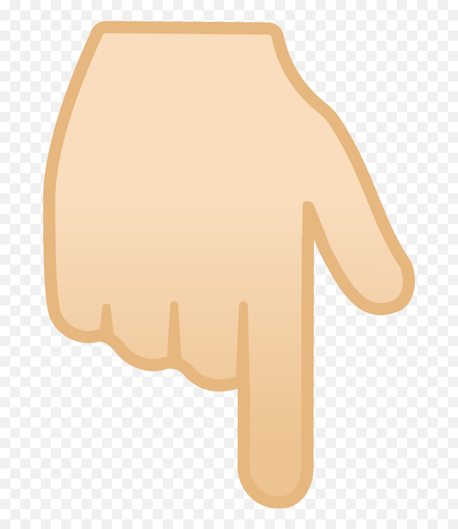 Finger Pointing Down Emoji Transparent Png Clipart Free - Portable Network Graphics,Emoji Index