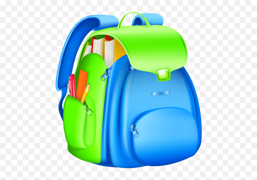 Backpack Gallery School Clipart - Transparent Background Backpack Clip Art Emoji,Emoji Backpacks For School