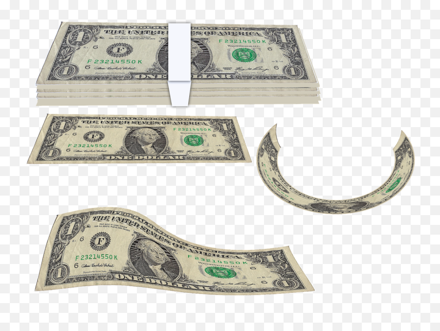 Dollar Seem Bank Note Currency Finance - One Dollar Bill Emoji,Dollar Bill Emoji