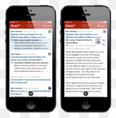 Quora Launches Ios 7 App Reveals Plans - Full Screen Mobile Ad Emoji