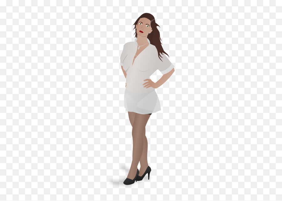 Sexy Girl - Gambar Emo Cewek Sexi Background Putih Emoji,Dancing Girl Emoji Costume