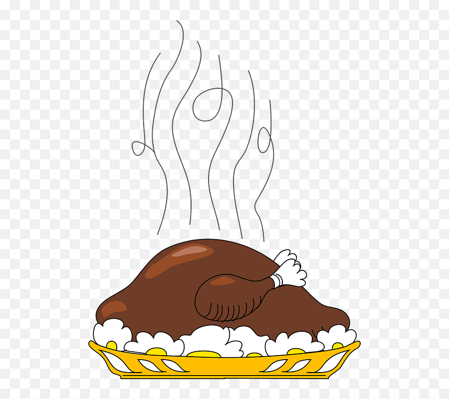 Free Roast Food Vectors - Turkey Clipart Emoji,Turkey Emoji