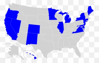 Border Wall National Emergency - States With Red Flag Laws Emoji