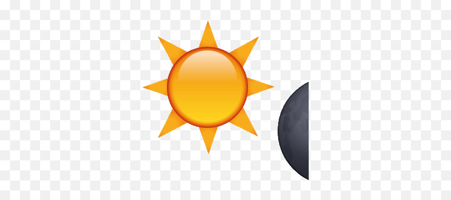 Dont Stare At The Sun - Sun Emoji Transparent Background,Eclipse Emoji