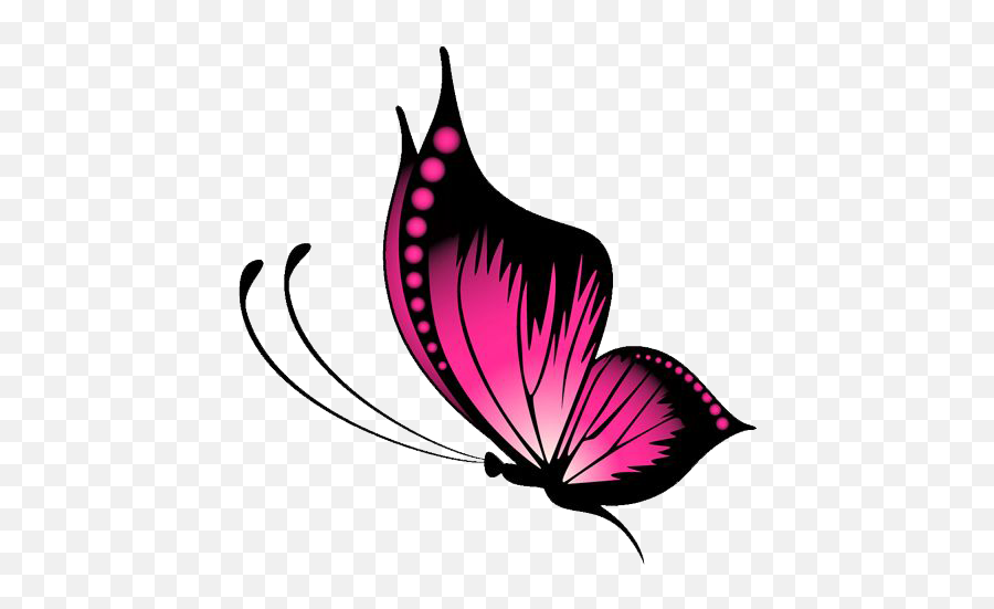 Pink Butterfly Png File - Pink Butterfly Png Emoji,Butterfly Emoji Png