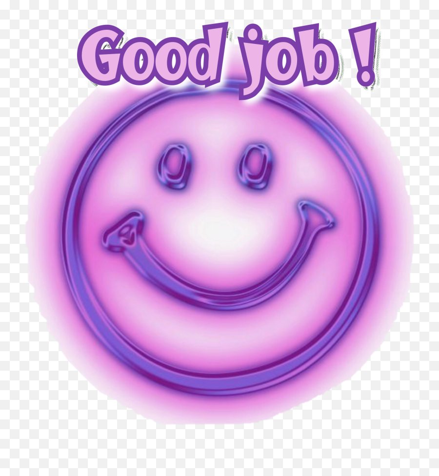 Goodjob - Smiley Face Clip Art Emoji,Good Job Emoticon