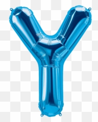 Blue Letter Y Balloon - Letter Y Balloon Blue Emoji,Blue Letters Emoji