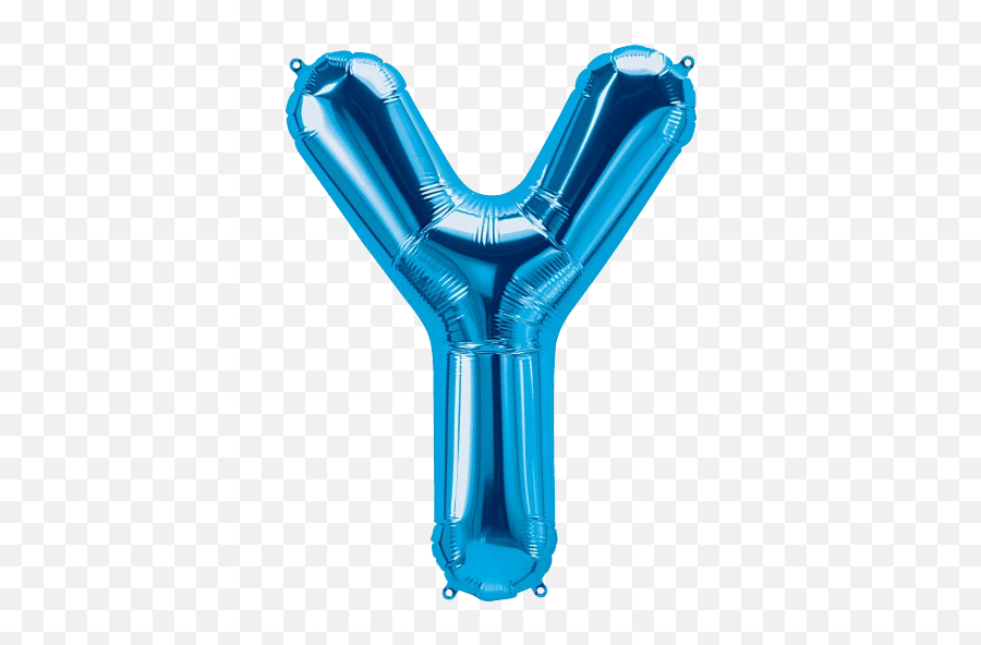 Blue Letter Y Balloon - Letter Y Balloon Blue Emoji,Blue Letters Emoji
