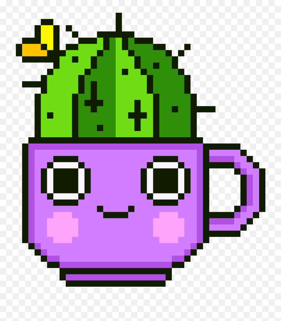 Pixelartcactuscup - Android Pixel Art Logo Emoji,Karma Emoji
