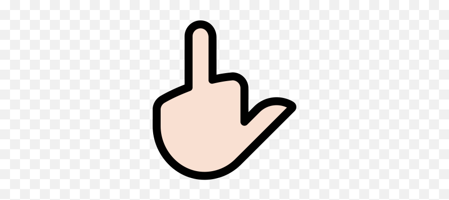 Thumb Vector Middle Picture - Clip Art Emoji,Twiddling Thumbs Emoji