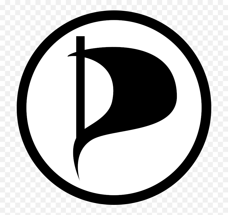 Piratpartiet - Pirate Party Logo Png Emoji,Anti Lgbt Emoji