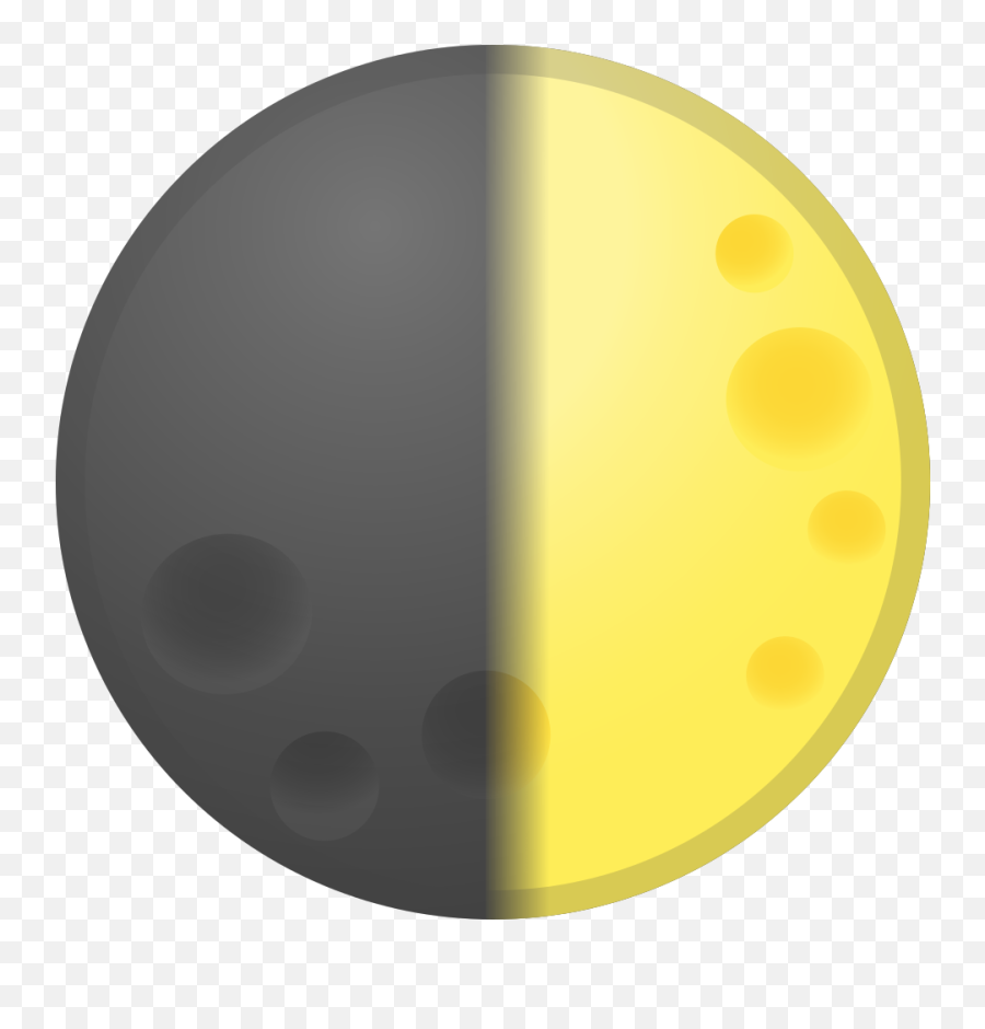 First Quarter Moon Icon - Moon Emoji Whatsapp Meaning,Moon Man Emoji