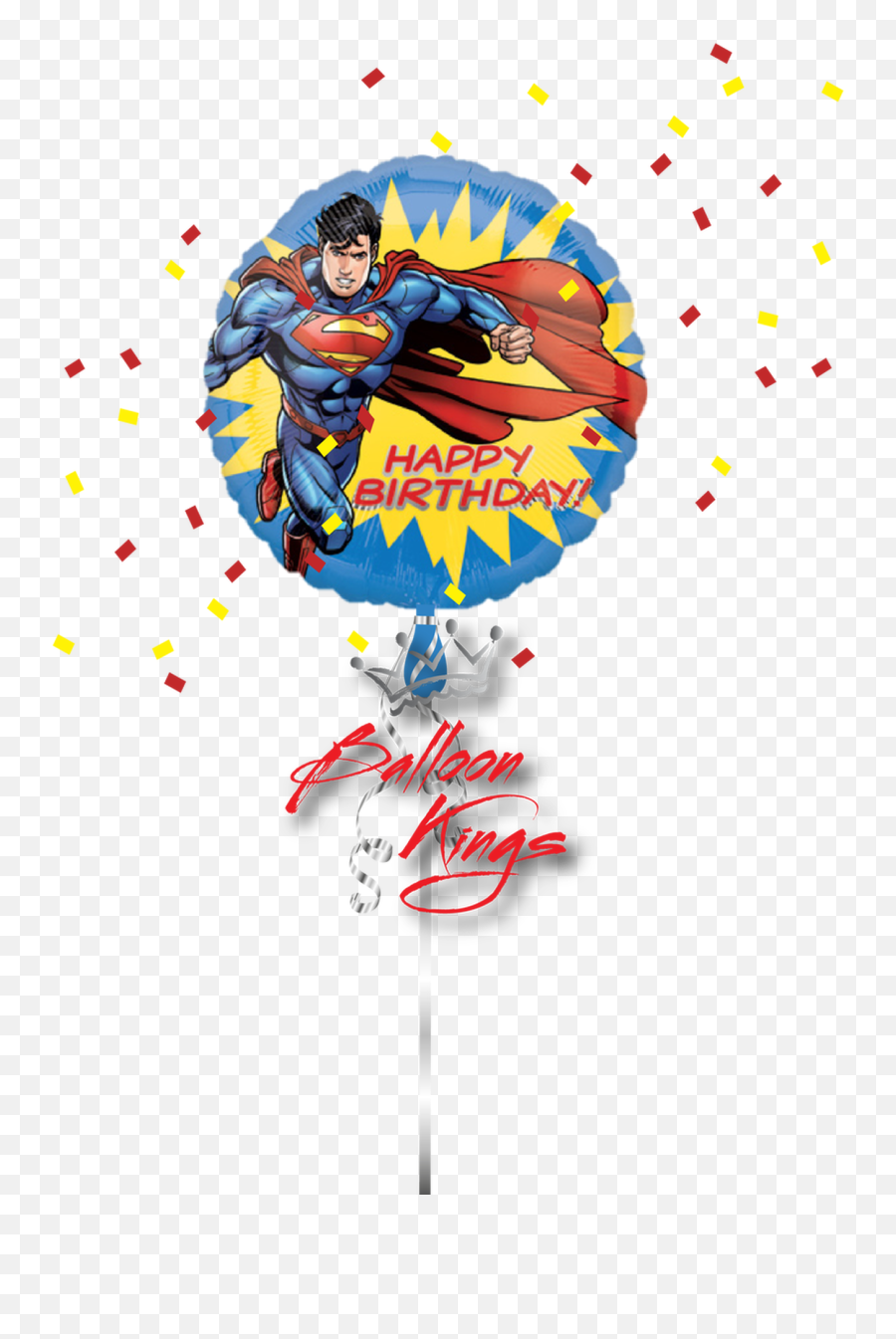 Happy Birthday Superman - Balloon Birthday Superman Emoji,Superman Emoji Art