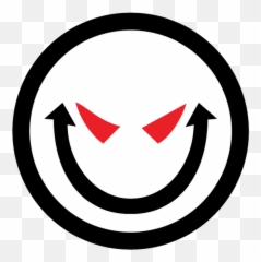 Jdm Smiley Devil Sticker - Evil Face Emoji