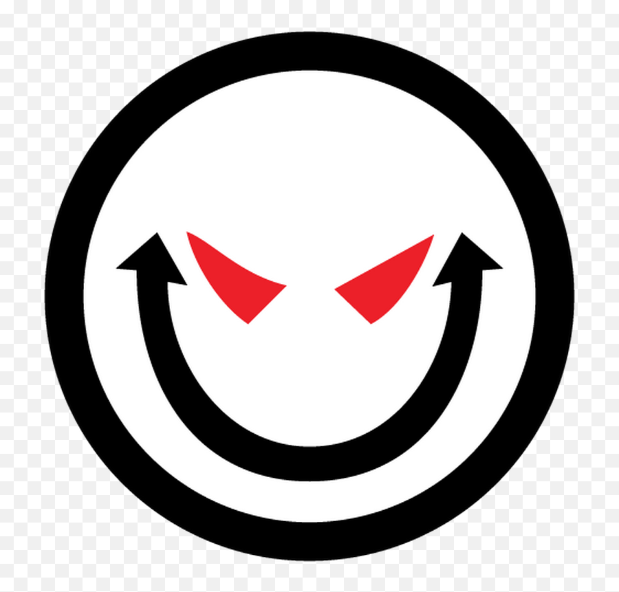 Jdm Smiley Devil Sticker - Evil Smiley Face Emoji,Devil Emoticon