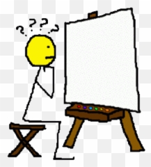 Animation Clipart Painting - Painter Gif Png Download Clip Art Emoji,Emoji Painter