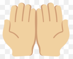 Palms Up Together Emoji With Medium - Light Skin Tone Meaning Arti Emoji Dua Tangan Terbuka,Football Helmet Emoji