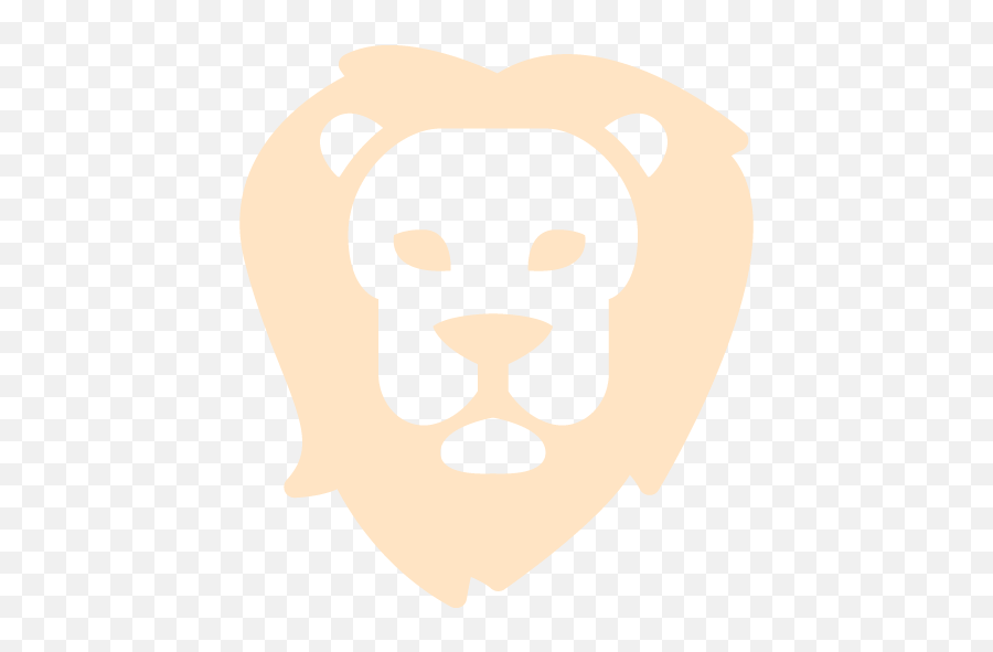 Bisque Lion Icon - Free Bisque Animal Icons Illustration Emoji,Lion Emoticon