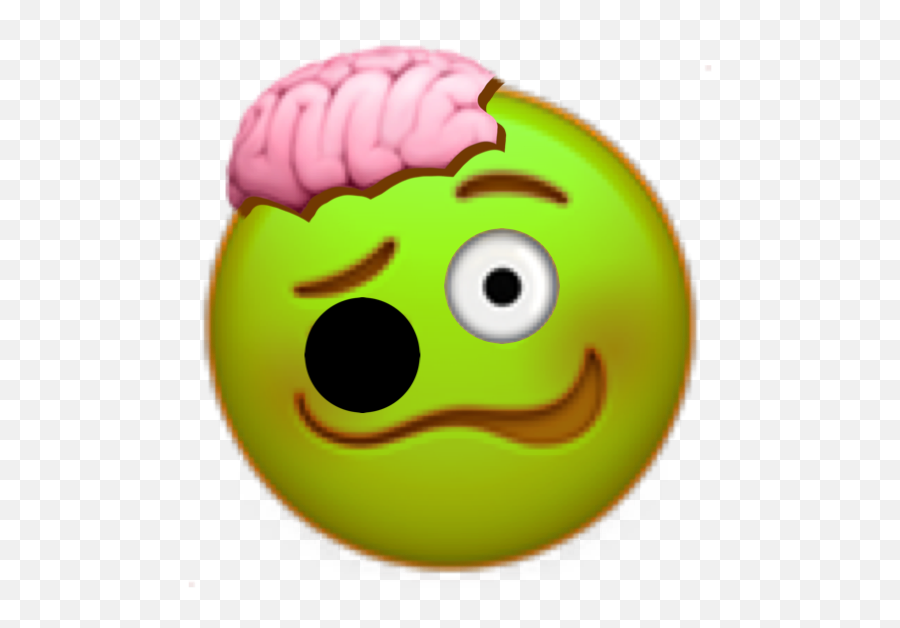 Emoji Zombie Sticker By Copypaster - Smiley,Is There A Zombie Emoji
