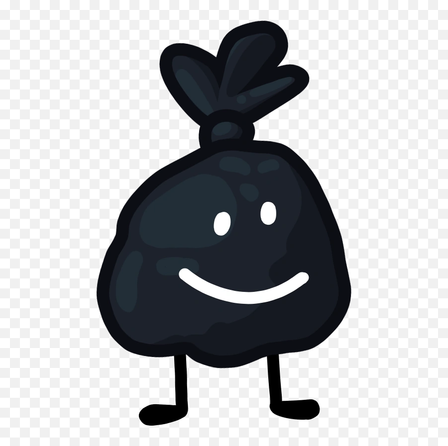 Trash Bag - Laughing Man Emoji,Trash Emoticon