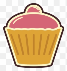 Cupcake Clipart Free Svg File - Png Emoji,Muffin Emoji