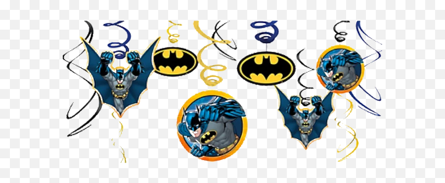 Batman Swirl Decorations Just Party Supplies Nz - Batman Balloon Design Emoji,Swirl Emoji