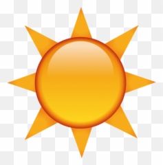 The Sun Emoji - Sun Emoji Transparent Background,Sun Emoji