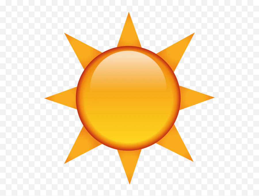 The Sun Emoji - Sun Emoji Transparent Background,Sun Emoji