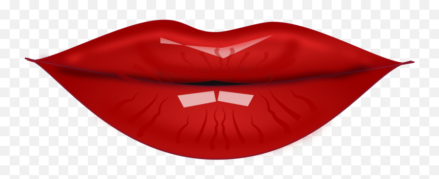 7267 Mouth Free Clipart - Red Lips No Background Emoji,Zip Mouth Emoji