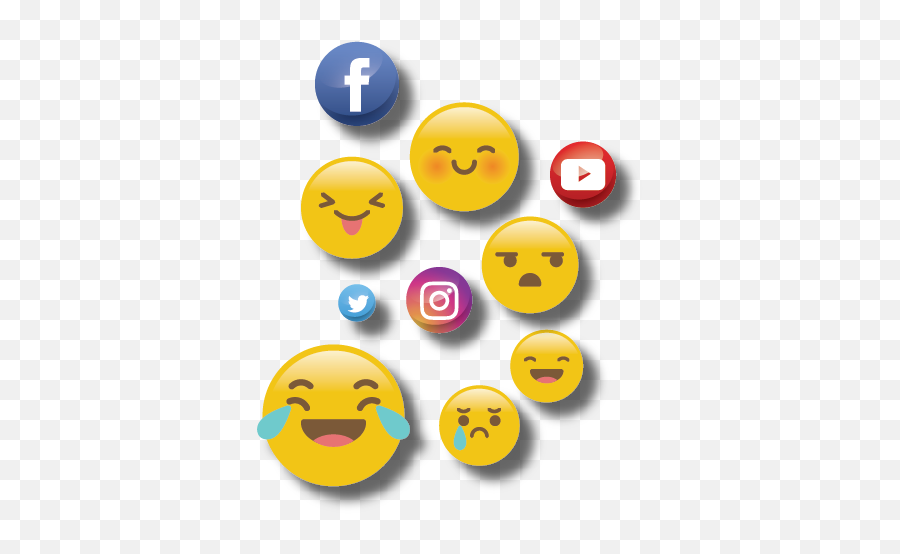 Social Media Marketing Build Evolve - Happy Emoji,Social Media Emoticon