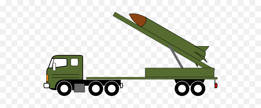Missile Truck Vector Drawing - Drawing Of Missile Truck Emoji,Pickup Truck Emoji