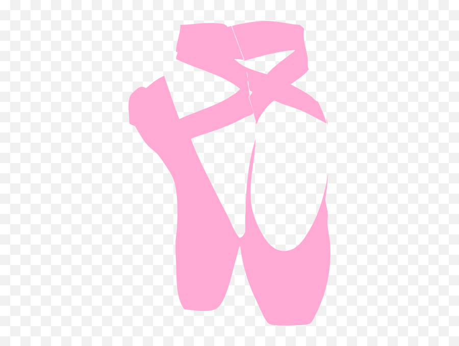 Ballet Slipper - Pointe Shoe Clip Art Emoji,Ballet Shoe Emoji.