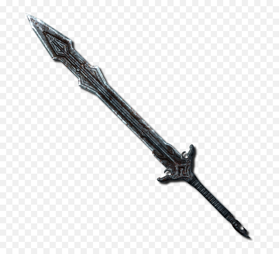 Skyrim Weapons Sword Blade - Sword Png Transparent Emoji,Skyrim Emoji