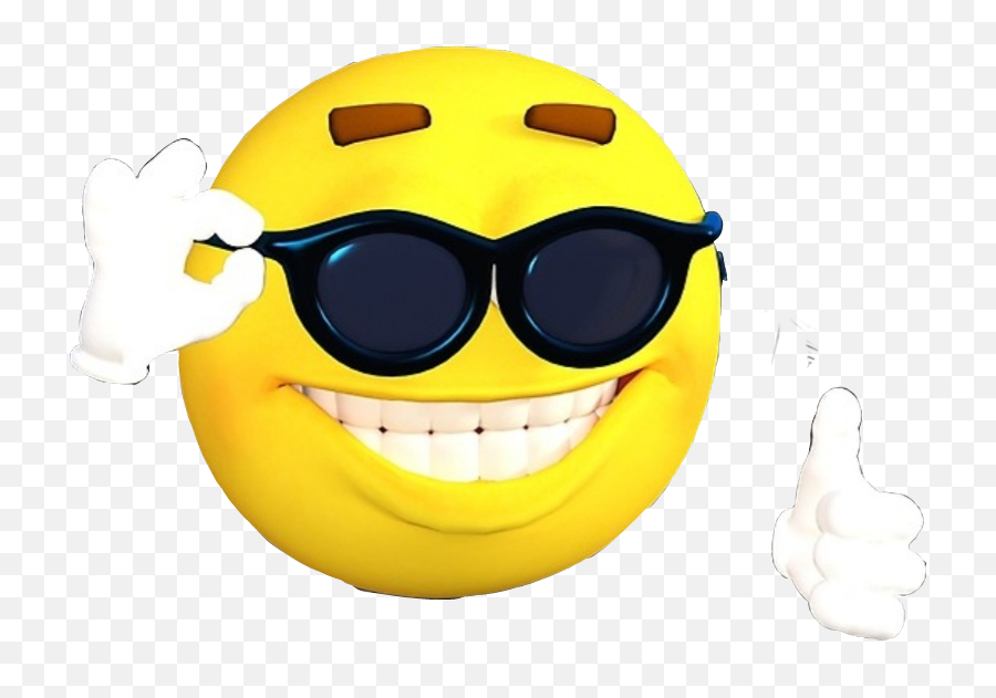 Cool Sunglasses Emoji Coolguy - Thumbs Up Cool Emoji,Cool Guy Emoji