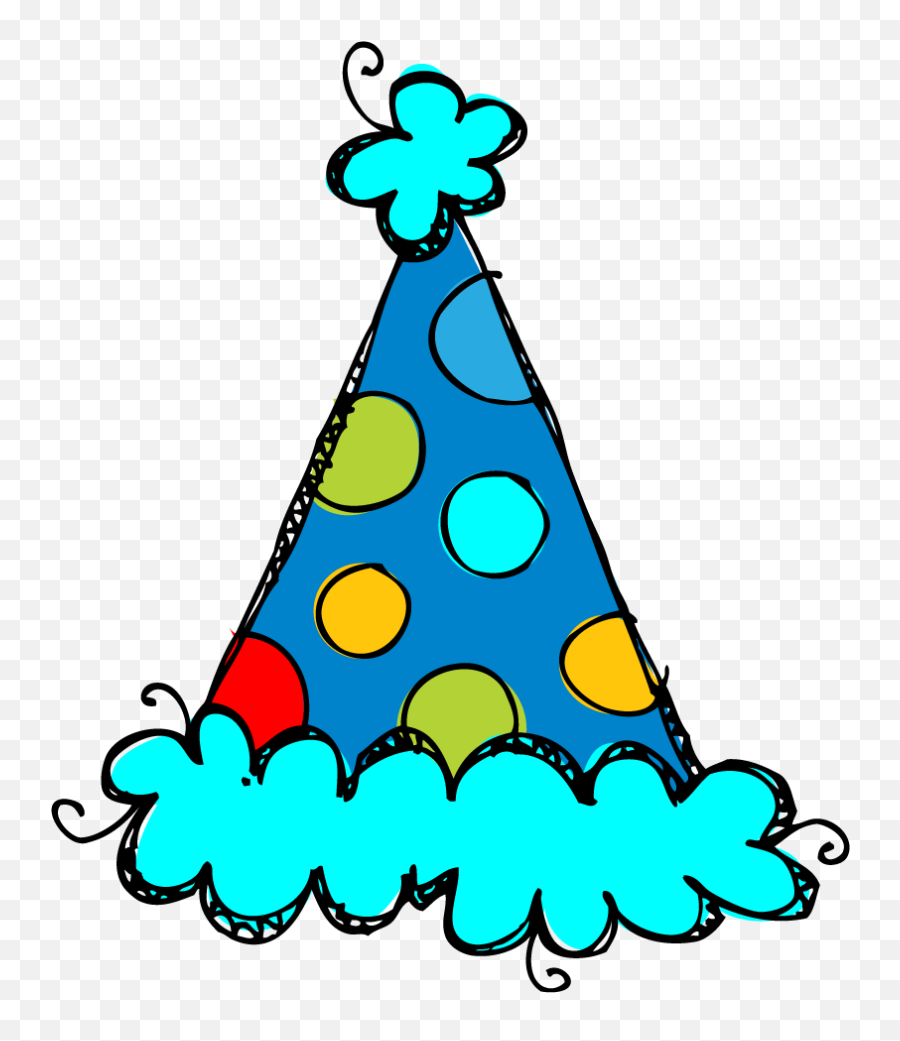 Happy Birthday Clipart Hat - Transparent Background Birthday Hat Clipart Emoji,Emoji Party Hats