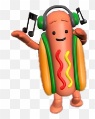 Ftehotdog Hotdog Snapchat Dance - Dancing Dog Png Emoji