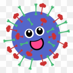 Cute Virus Illustration - Virus Clipart Emoji,Turtle Emoji