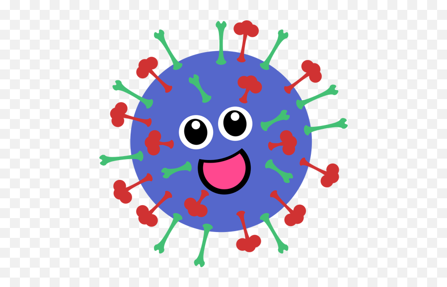 Cute Virus Illustration - Virus Clipart Emoji,Turtle Emoji